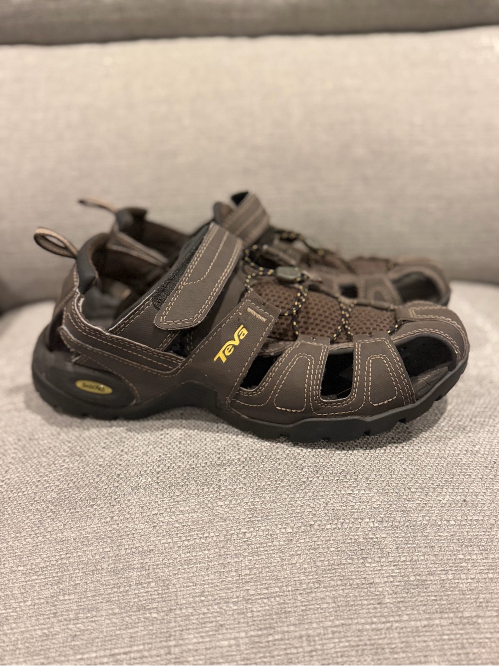 Teva Men's Dark Brown Outdoor Sport Sandals